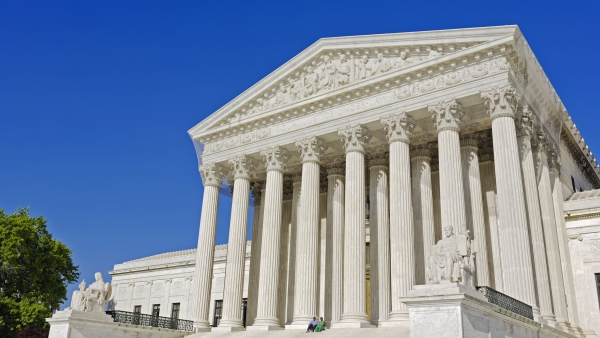 A photo of the U.S. Supreme Court in DC.