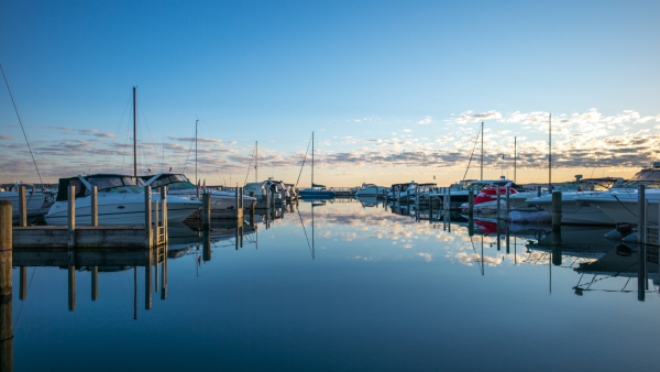A photo of Traverse Bay in Michigan.