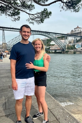 Eve Kewley in the Porto, Italy