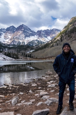 Mike Brock at Maroon Bells, CO