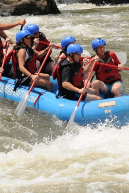 Irish white water rafting