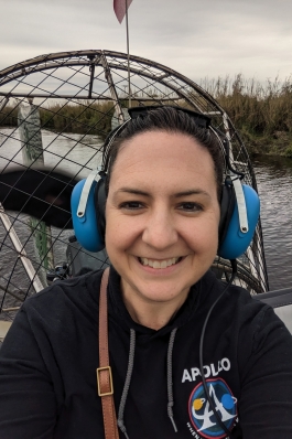 Charity Stewart in the Everglades