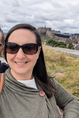 Charity Stewart and her partner