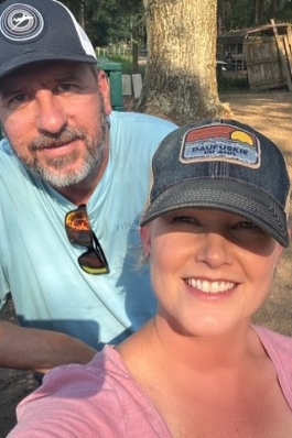 A photo of Missy with her partner.